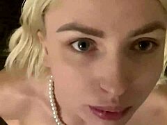 Young Blonde’s Mind-Blowing Oral Finish