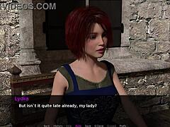 blonde and redhead play with small tits