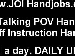 femdom pov handjob guidance