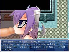 Hentai imp and milf clash unfolds