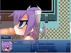 Hentai imp and milf clash unfolds