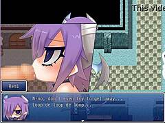 Hentai imp and milf clash unfolds