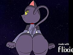Cartoon Cat’s Sultry Twerk Moves