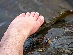 Mika’s Feet Splash Playfully