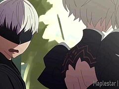 2B's Animated Intense Scene