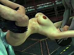 Jill Valentine’s Alluring Monster Creampie Scene