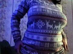 Christmas with busty neighbor