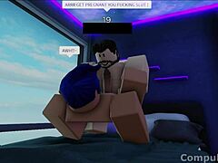 Shemale gay action in Roblox