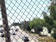 Teen Facialized Hard For Cash Outdoors Now