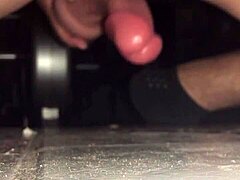 Thick dildos stretch tight ass in raw play