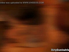 Bound sex slave babe pounded in wild foursome session