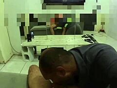 Colleague Lets Me Suck Him After Beers