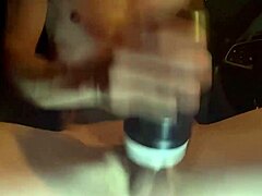Solo masturbation session caught on camera