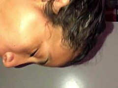 Married woman’s naughty messy finish
