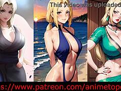 Sultry Tsunade in Hentai Moments
