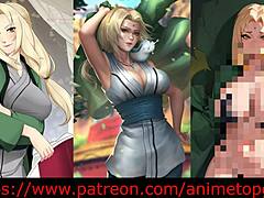 Sultry Tsunade in Hentai Moments