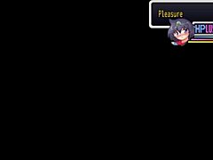 Anime heroine in magical woods