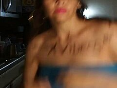 Pregnant Woman Dancing in Private Verification Clip