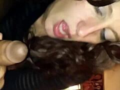 Pawg seduces stepson for a daring blowjob
