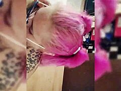 Amateur MILF Gives Monster Cock Blowjob Action