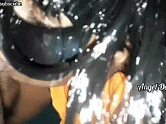 latina babes in fiery deepthroat action