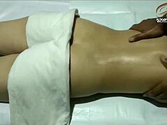 Indian lady gets rough full body massage now