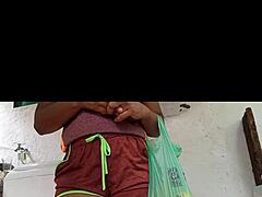 cute brazilian sneaks married guy for quick fuck