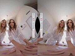 Oiled Massage Sparks Blonde Seduction
