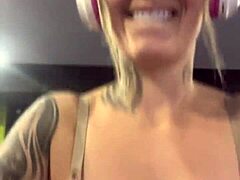 Redhead's Tiny Pussy Gapped Wildly