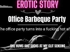 Office BBQ erotic whispers