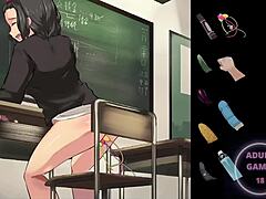 No pants tease at anime school