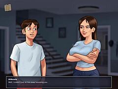 Big Tits Cartoon in Summertime Saga
