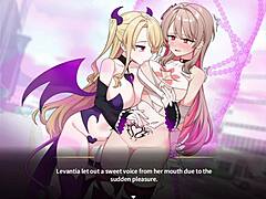 Bound Hentai Lesbian Fingered Outdoors In Game