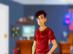 Shy girl explores threesome desire