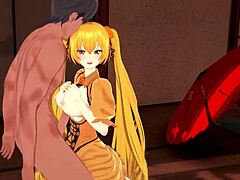 3D Hentai with Seductive Miku