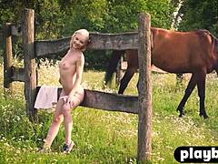 Zazie Teases Outdoors with Grace