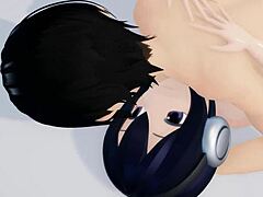 my anime robot sensual touch