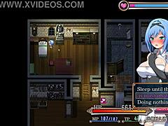 Nightmare knight paladin strokes herself with fierce desire
