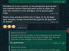 Secret WhatsApp chat exposed on cam