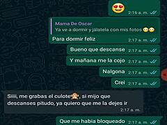 Secret WhatsApp chat exposed on cam