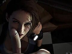 jill valentine's daring parody scene