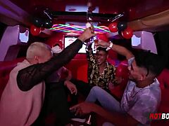 i celebrated my birthday in a wild limousine