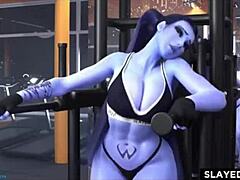 SFM Stars with Big Tits Skills