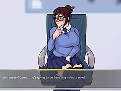 Horny teacher solo in 3D Academy 34?