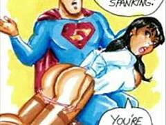 Superman Lois Steamy Cartoon Action