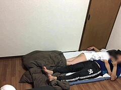 asian couple's kinky voyeuristic play