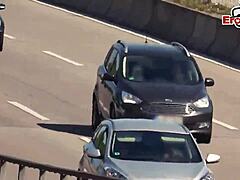 Berlin autobahn daring encounter