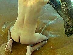 Latina Shemale Ladysilva Ignites Beachside Desire
