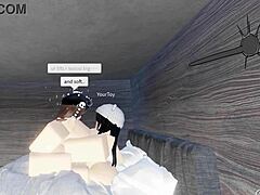 Lesbian Heat in Roblox Condo Scene