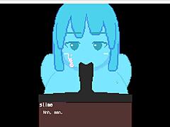 3D Femdom Trains Slime Babe